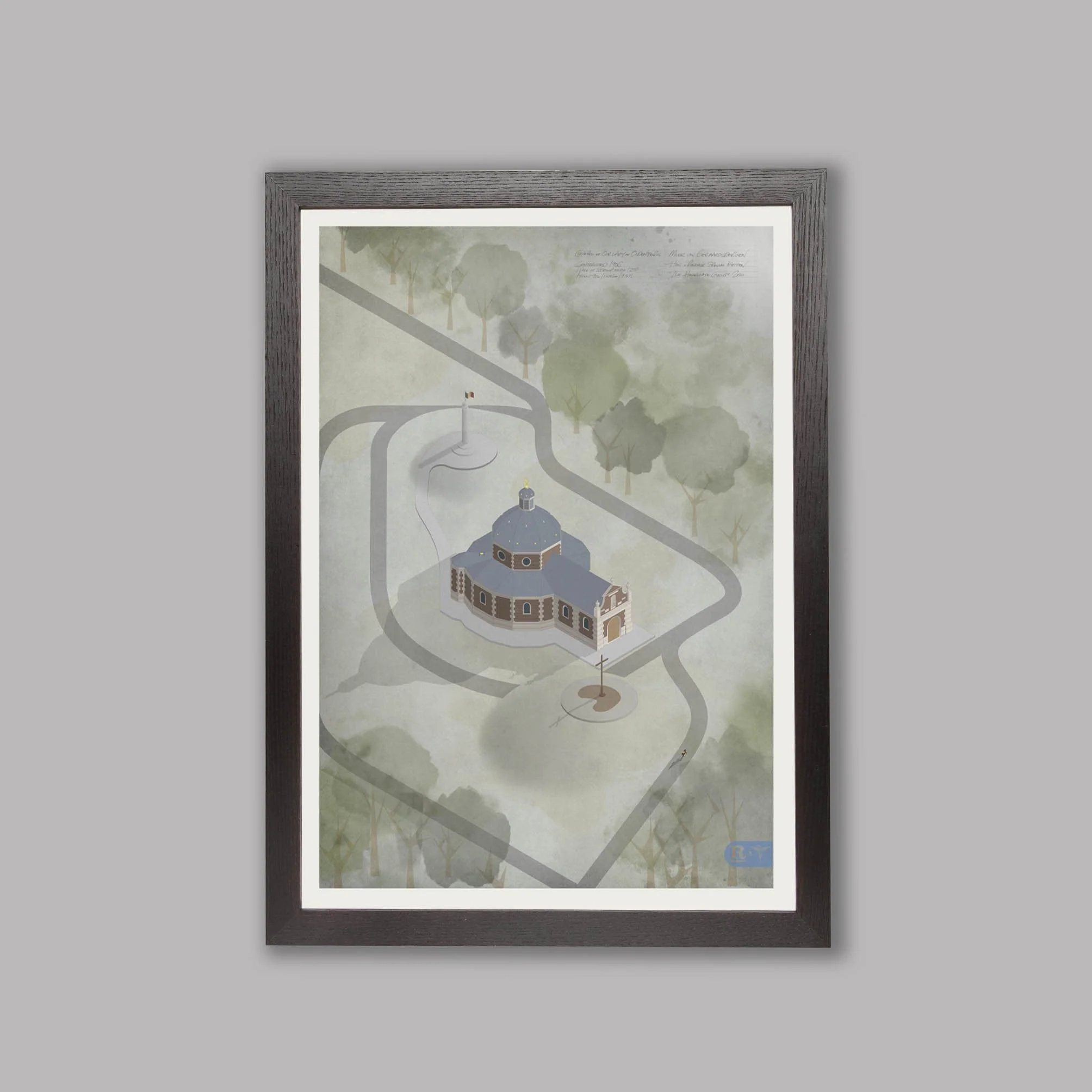 Landmarks - Muur Van Geraardsbergen - Art Print - Image 6