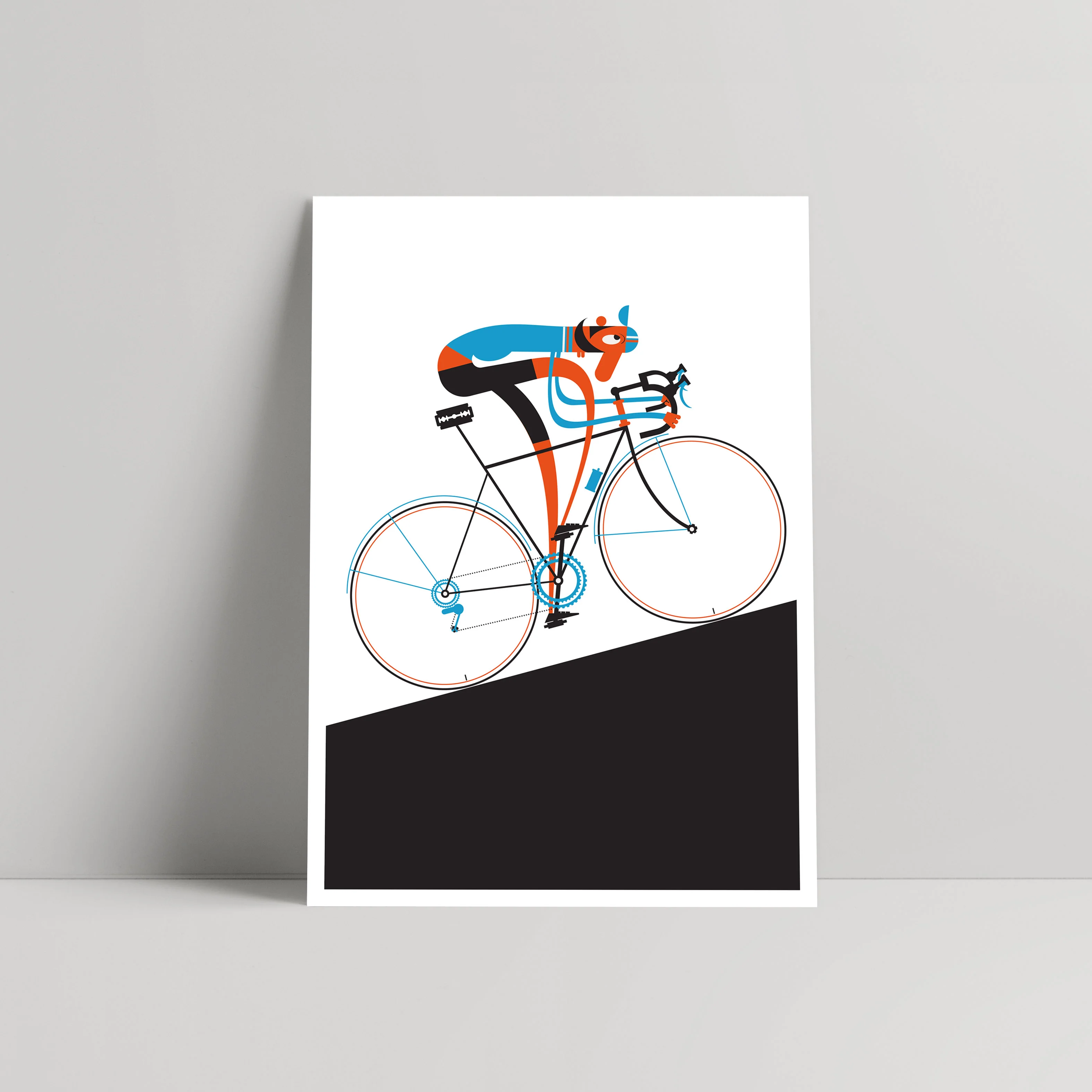 Le Grimpeur - Art print - Mick Marston