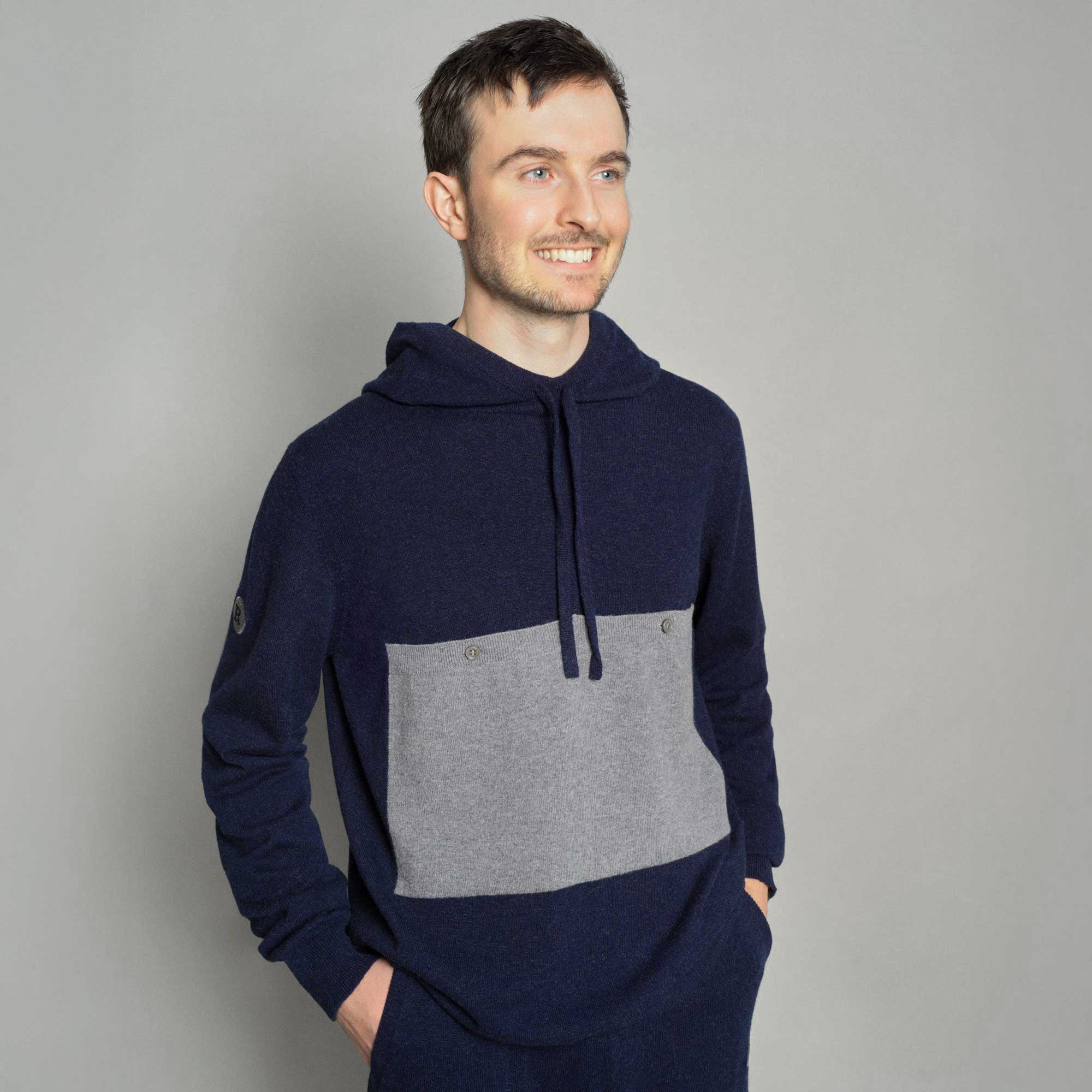 Rouleur x Begg x Co Hoodie Navy - Image 4