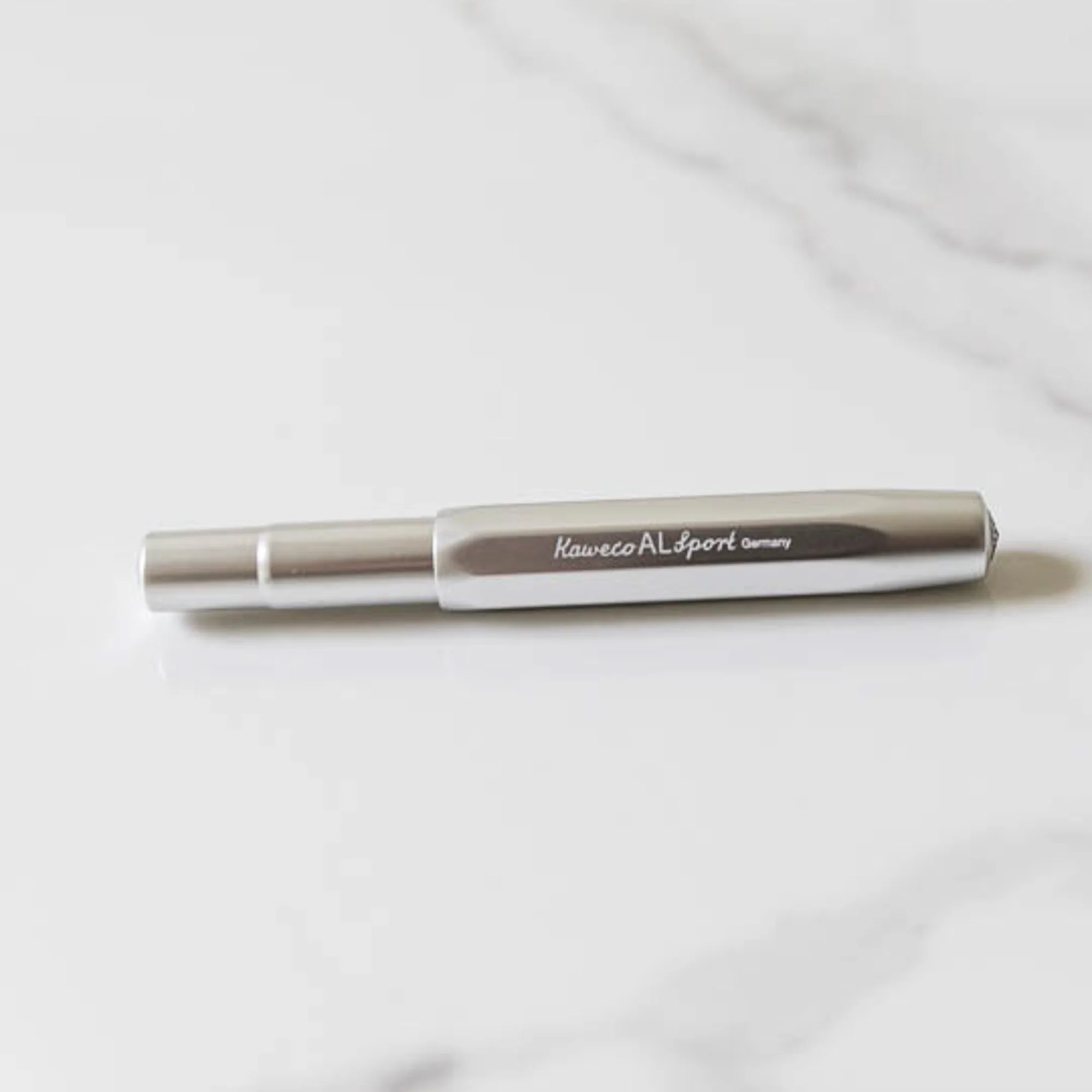 Rouleur x Kaweco Aluminium Rollerball Pen - Silver + Engraved logo - Image 4